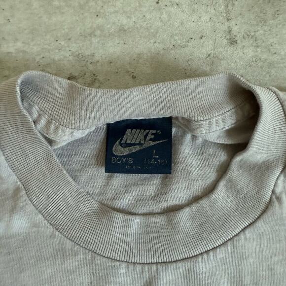 Vintage Nike spell out tshirt Nike blue tag boys size large - Picture 4 of 5